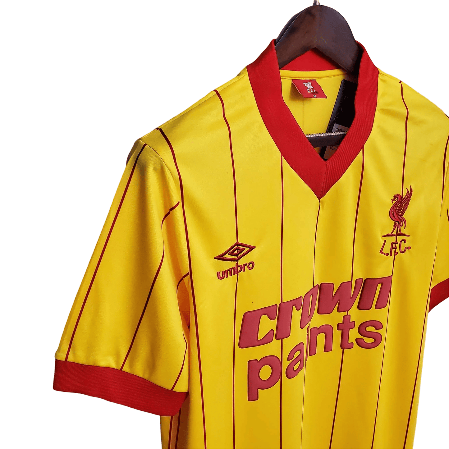 1984/1985 Liverpool Crown Paints - Yellow Away Retro Kit - ClassicKits433 - GovintageJersey