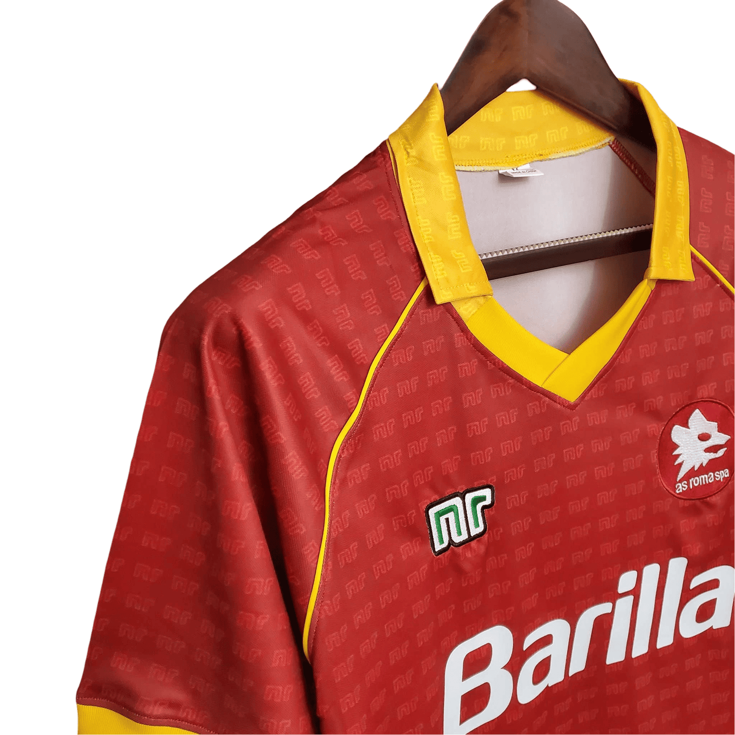 1990/1991 AS ROMA Barilla Home Retro Kit - ClassicKits433 - GovintageJersey