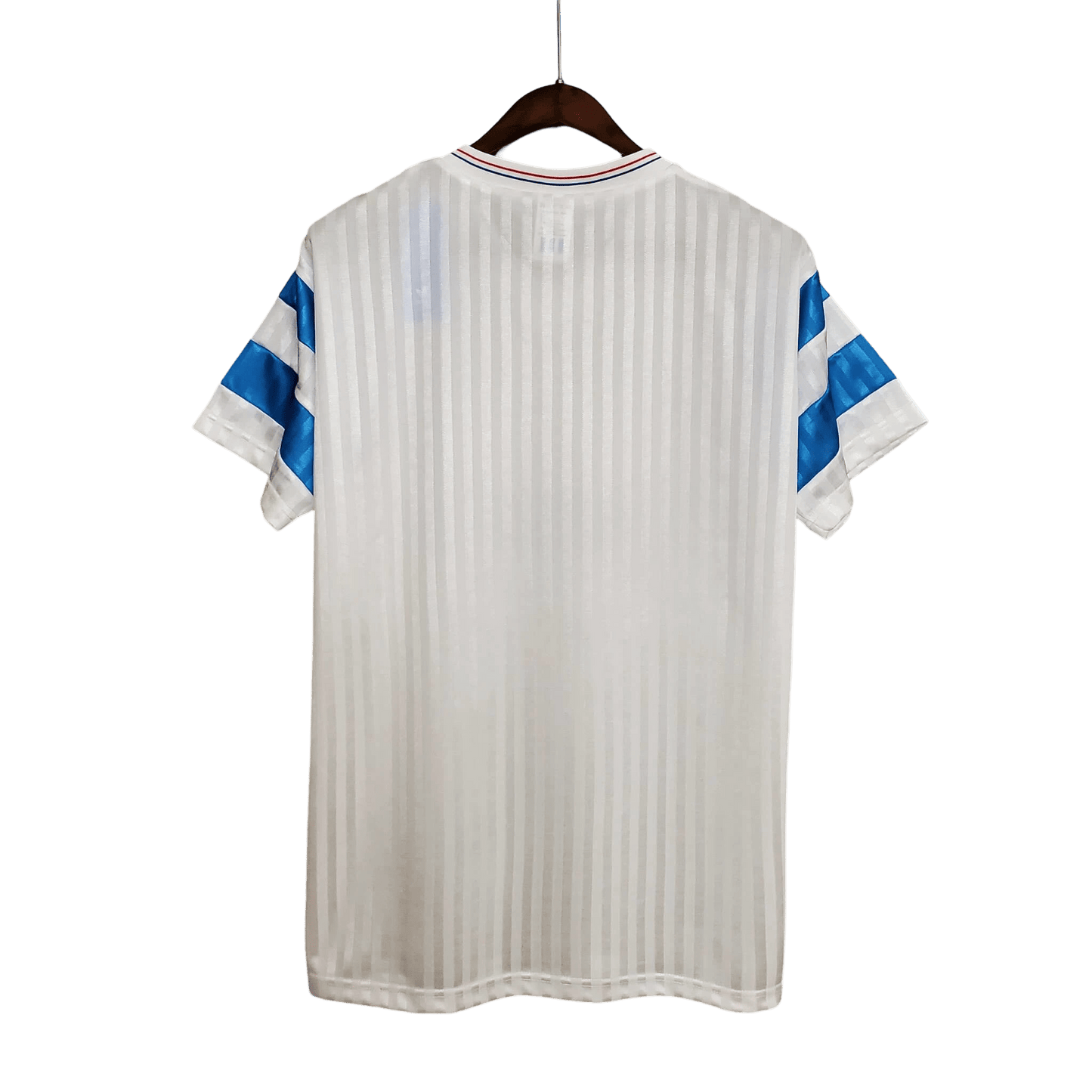 1990/1991 Olympique de Marseille Panasonic Home Retro Jersey at GoVintageJersey Store - GovintageJersey
