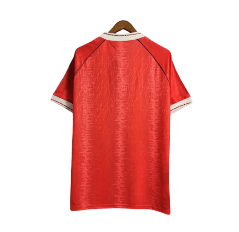 1990/1992 Manchester United Retro Jersey - Home & SHARP Edition at GoVintageJersey Store