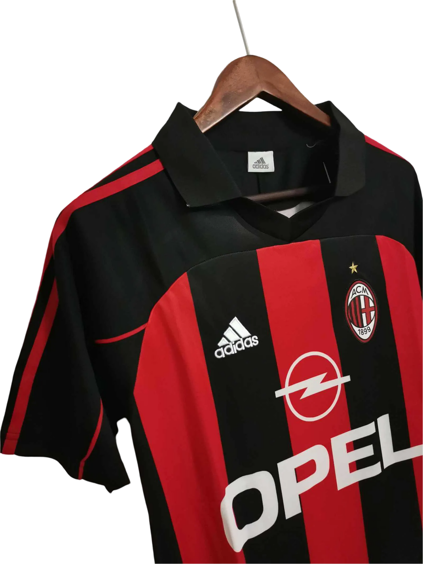 1991/1992 AC Milan Retro Jersey - OPEL Home Edition at GoVintageJersey Store