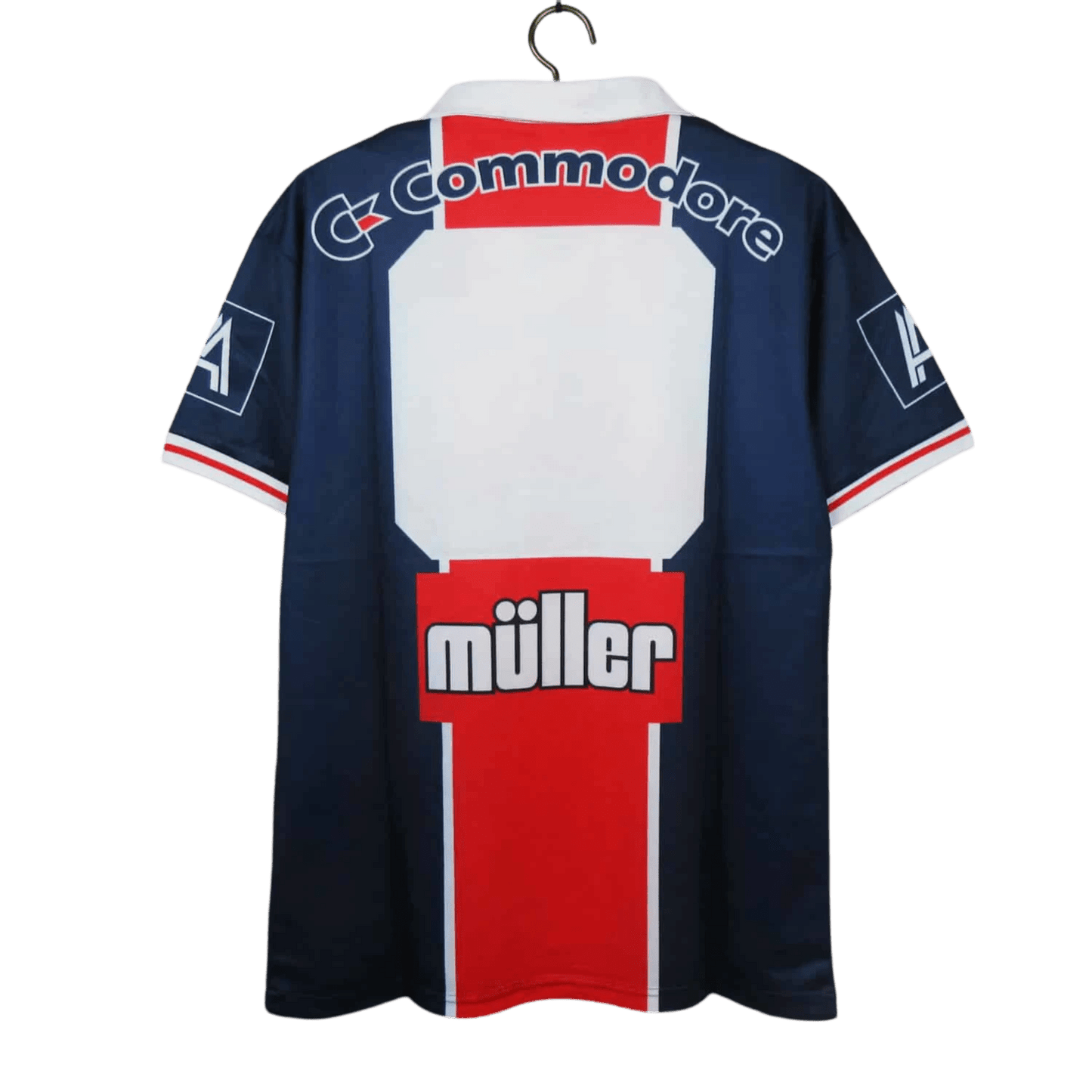 1991/1992 Paris Saint - Germain Commodore Muller Home Retro Jersey at GoVintageJersey - GovintageJersey