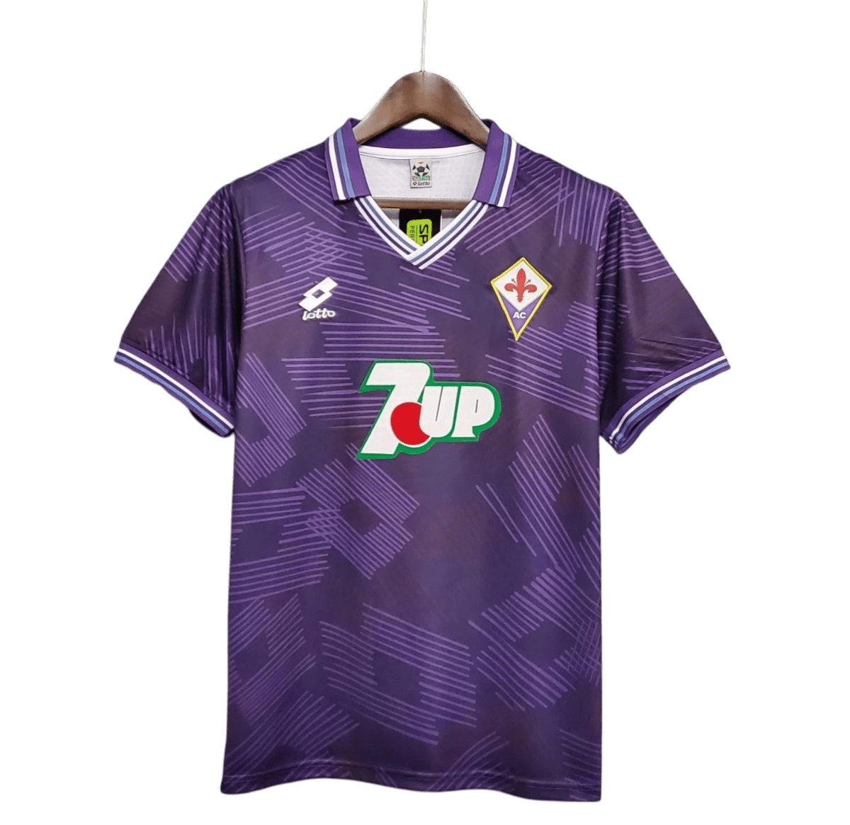 1992/1993 Fiorentina Florence 7Up Home Retro Kit - GoVintageJersey 1992/1993 Fiorentina Florence 7Up Home Retro Kit - GoVintageJersey