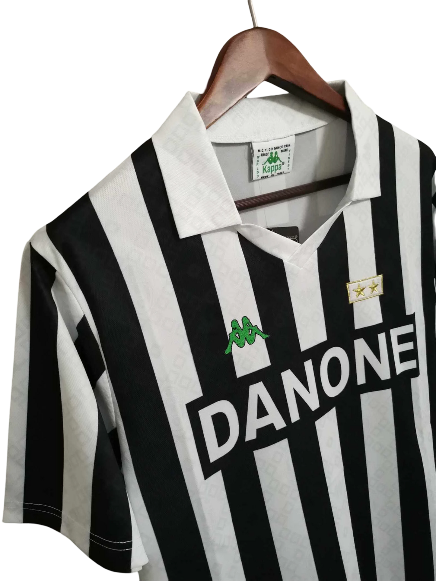 1992/1994 Juventus Retro Jersey - DANONE Home Edition at GoVintageJersey Store