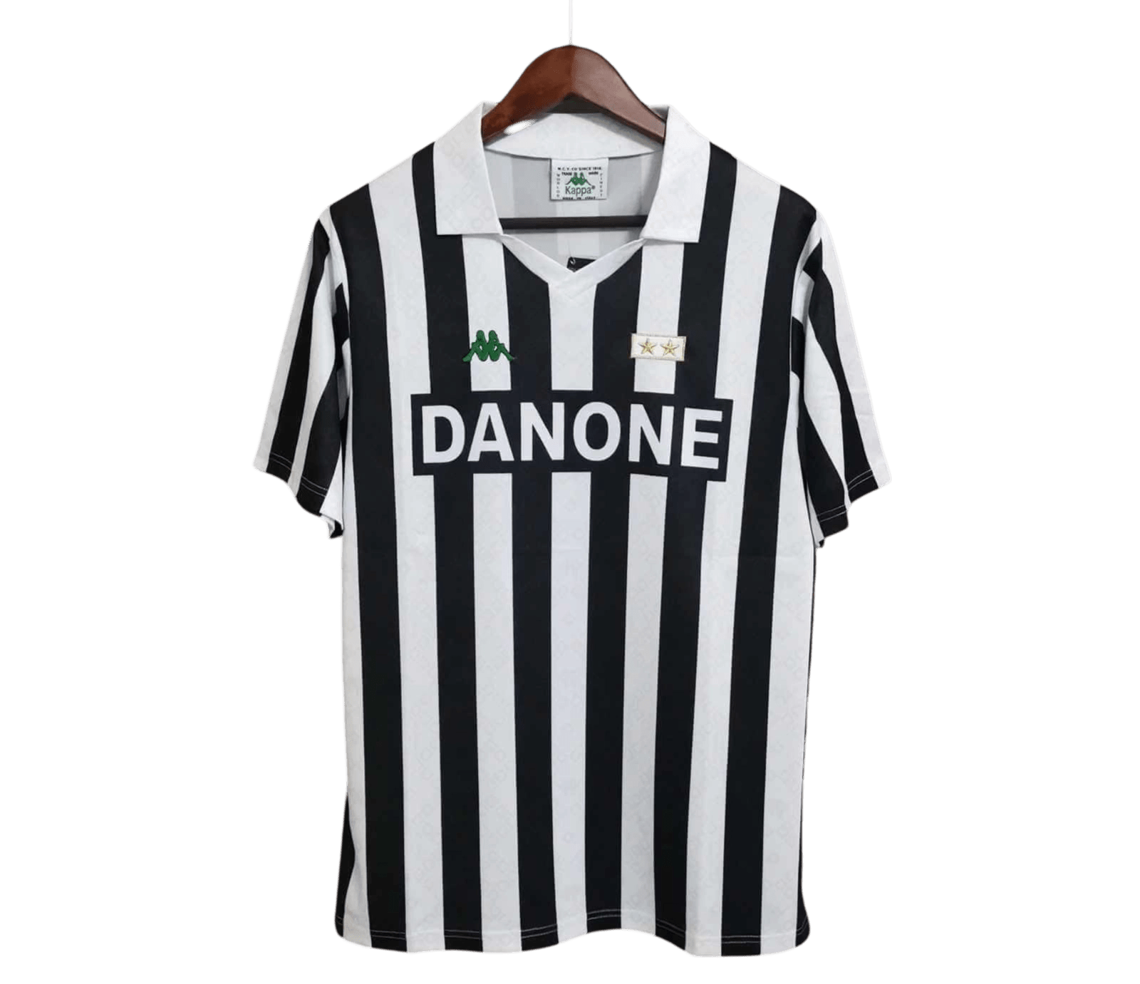 1992/1994 Juventus Retro Jersey - DANONE Home Edition at 1992/1994 Juventus Retro Jersey - DANONE Home Edition at
