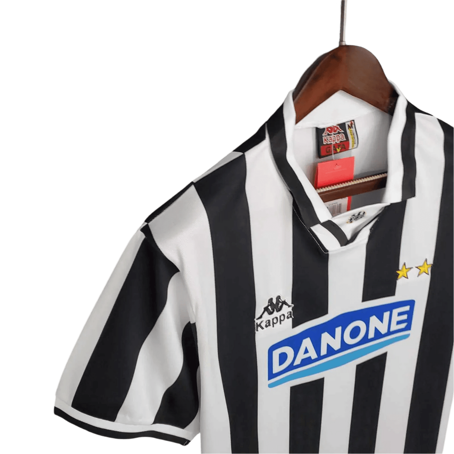 1994/1995 Juventus Retro Jersey - DANONE Home Edition at GoVintageJersey Store