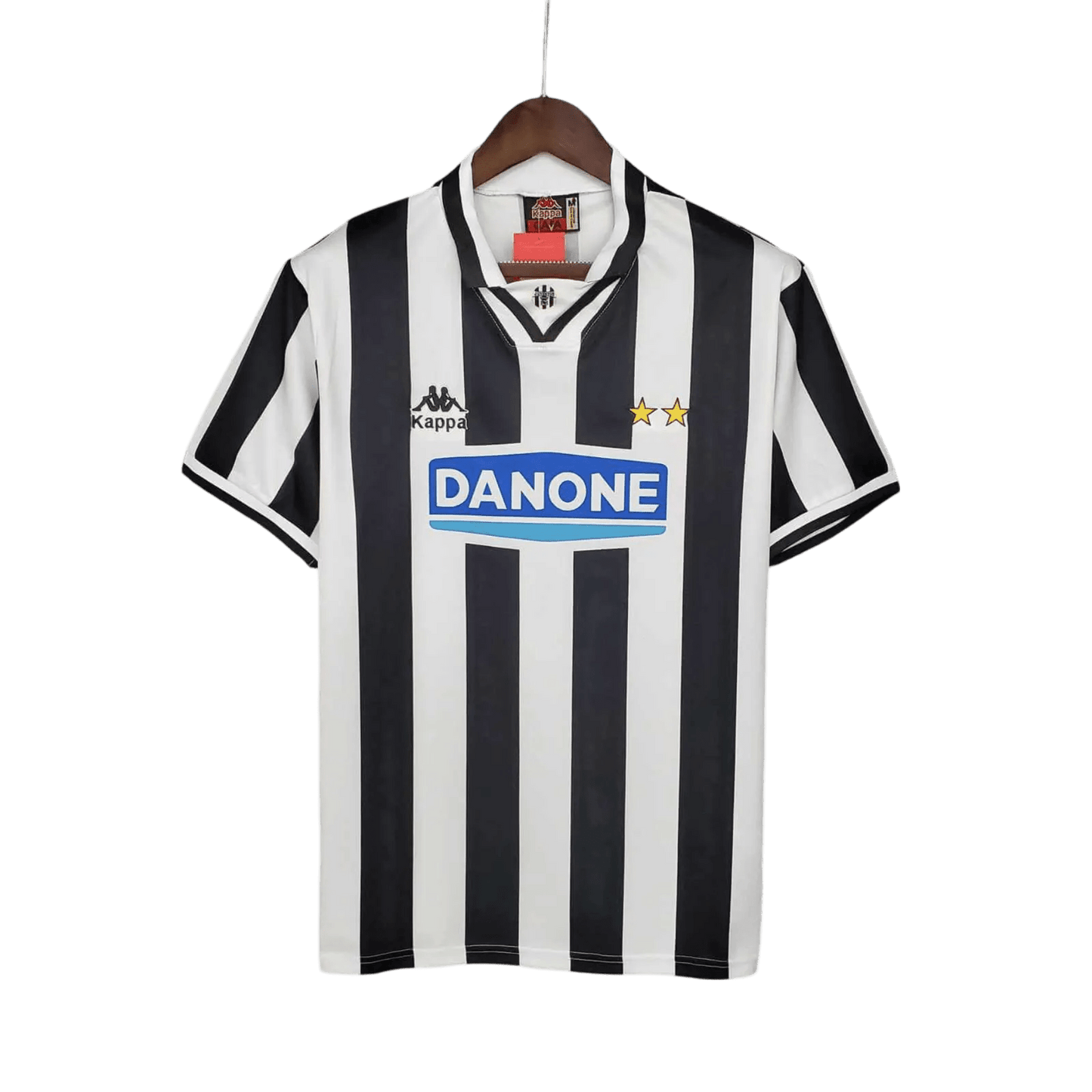 1994/1995 Juventus Retro Jersey - DANONE Home Edition at GoVintageJersey Store