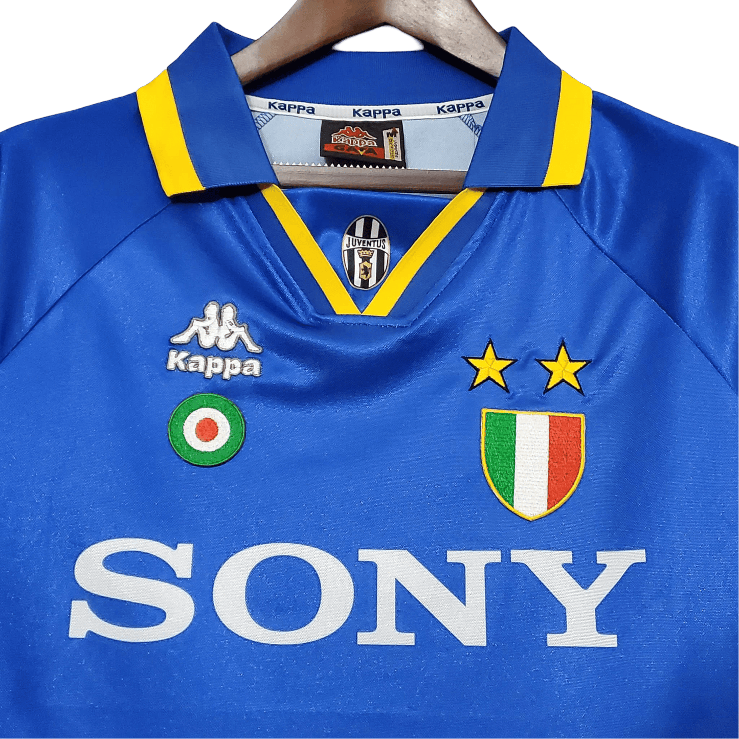 1995/1996 Juventus Retro Jersey - SONY Away Edition at GoVintageJersey Store