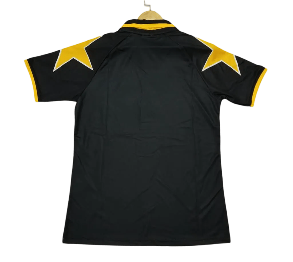1995/1997 Juventus Retro Jersey - SONY Away Black Edition at GoVintageJersey Store