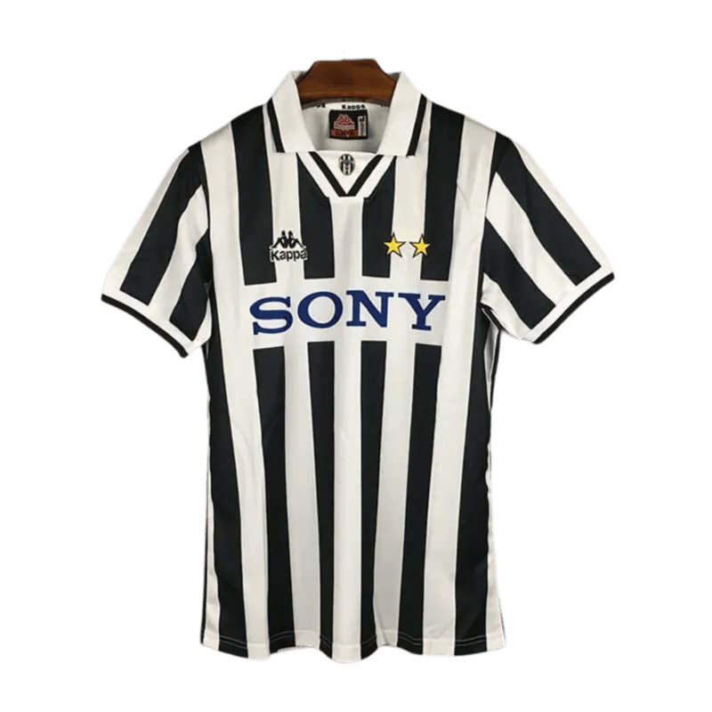 1995/1997 Juventus Retro Jersey - SONY Home Edition at GoVintageJersey Store