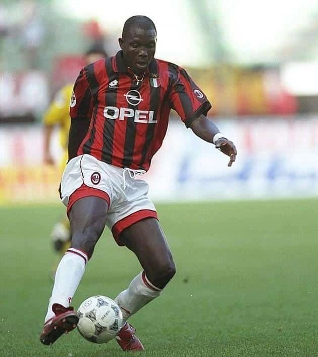 1996/1997 AC Milan Retro Kit - OPEL & Home Edition at GoVintageJersey Store
