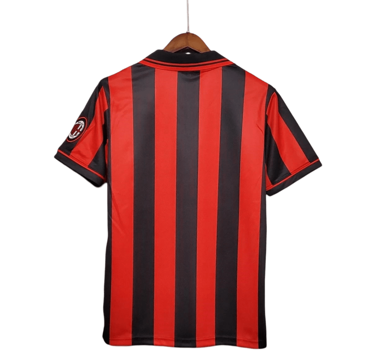 1996/1997 AC Milan Retro Kit - OPEL & Home Edition at GoVintageJersey Store