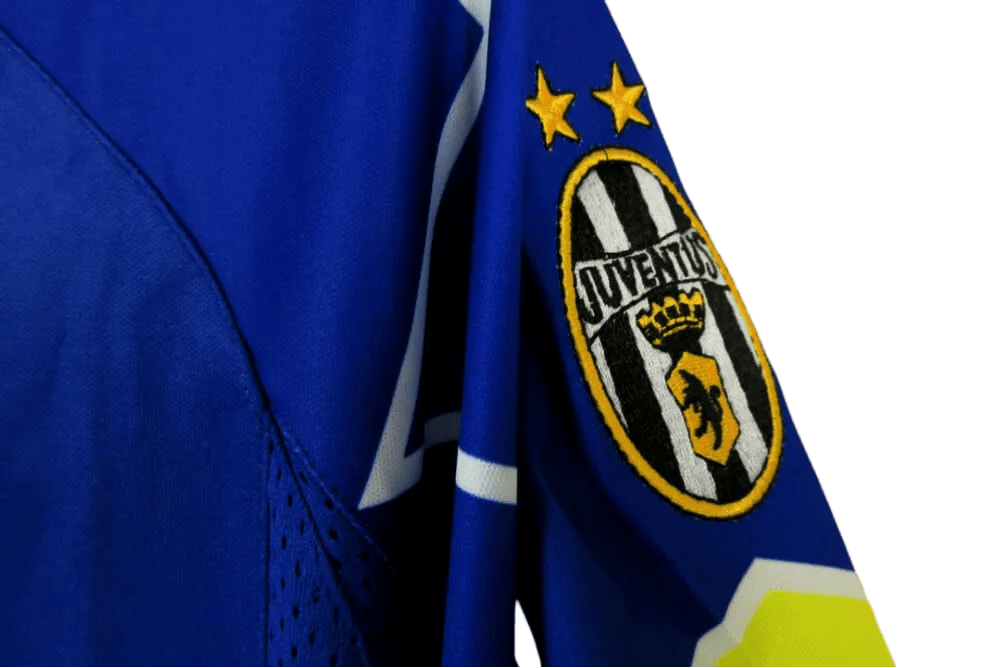 1997/1998 Juventus Retro Jersey - SONY Third Blue Edition at GoVintageJersey Store