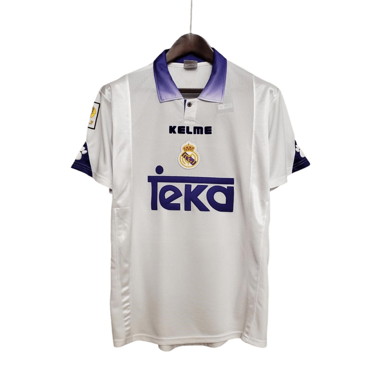1997/1998 Real Madrid Teka White Home Retro Kit - ClassicKits433 1997/1998 Real Madrid Teka White Home Retro Kit - ClassicKits433