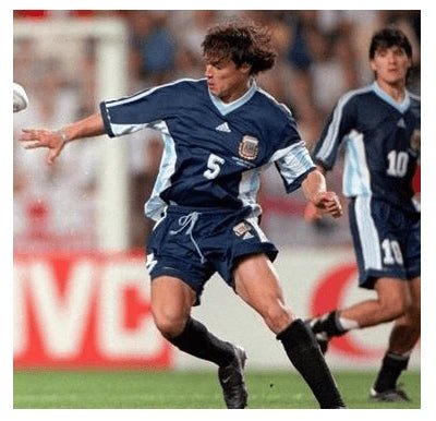 1998 Argentina World cup Away Retro Jersey - GovintageJersey