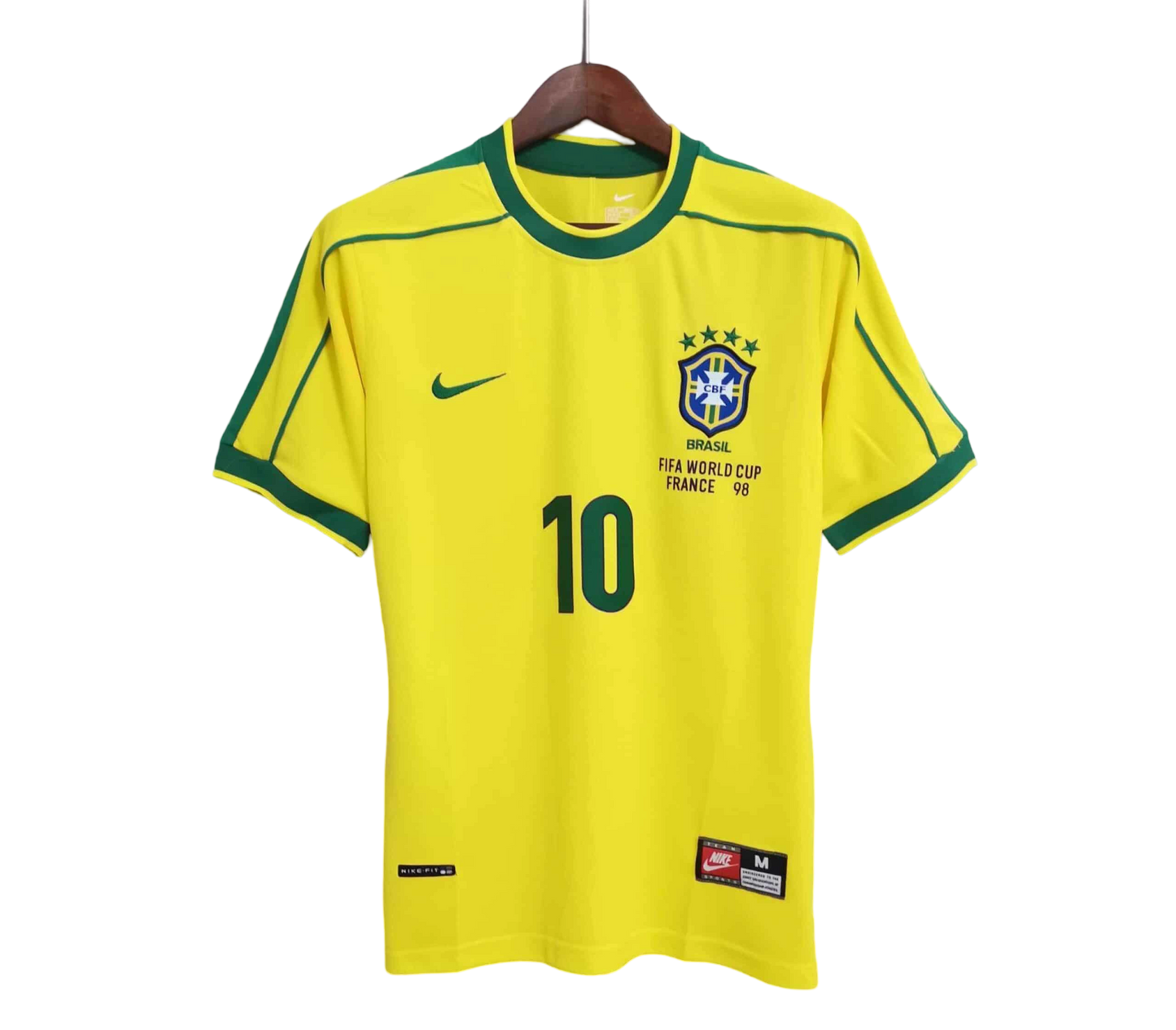 1998 Brazil World Cup Retro Kit - ClassicKits433 - GovintageJersey
