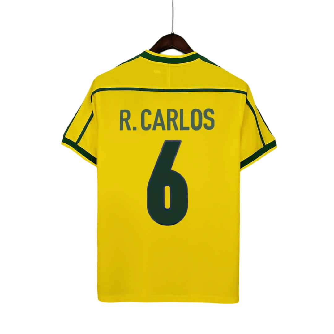 1998 Brazil World Cup Retro Kit - ClassicKits433 - GovintageJersey