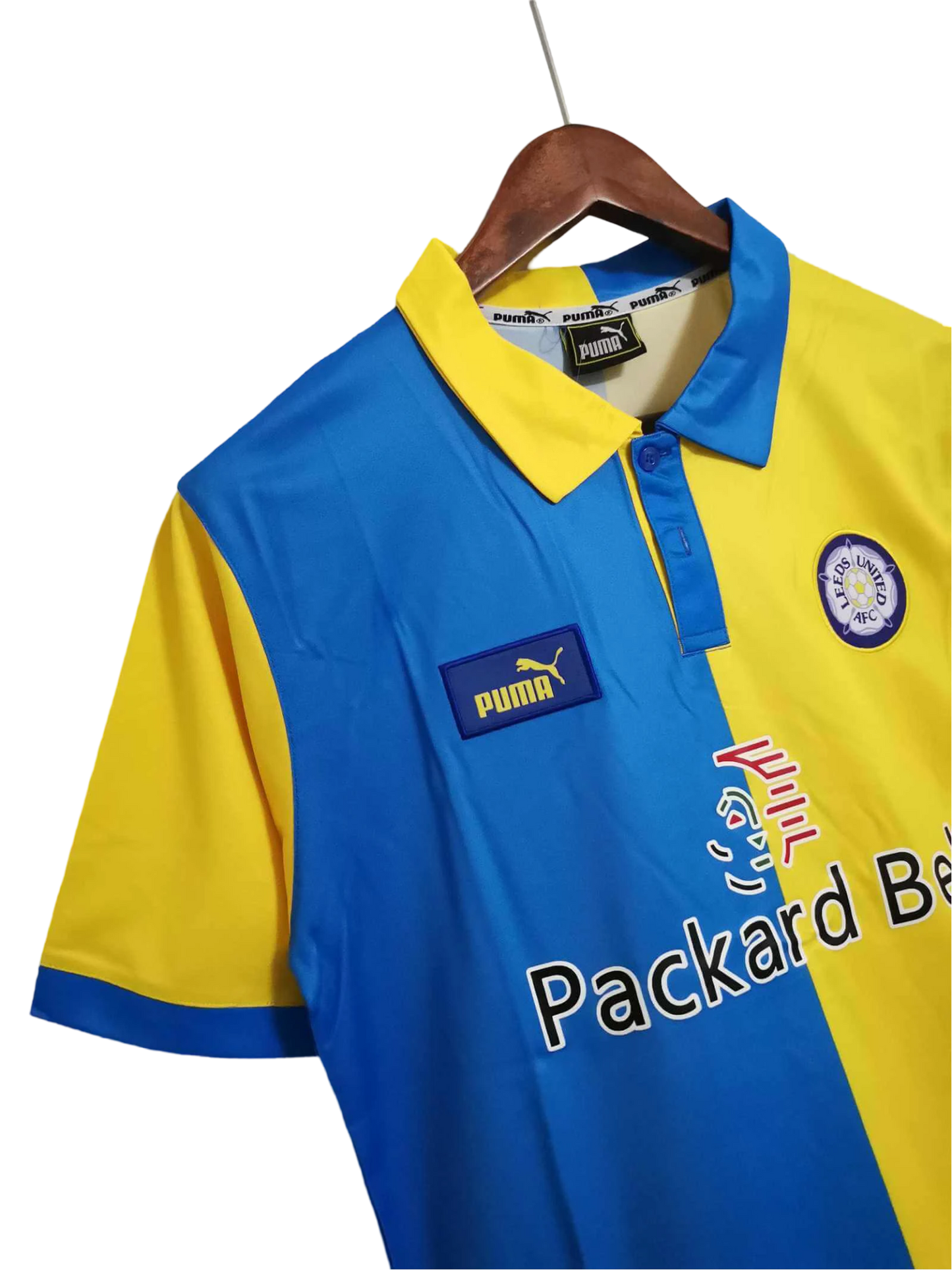 1998/2000 Leeds United Packard Bell Away Retro Kit - ClassicKits433 - GovintageJersey