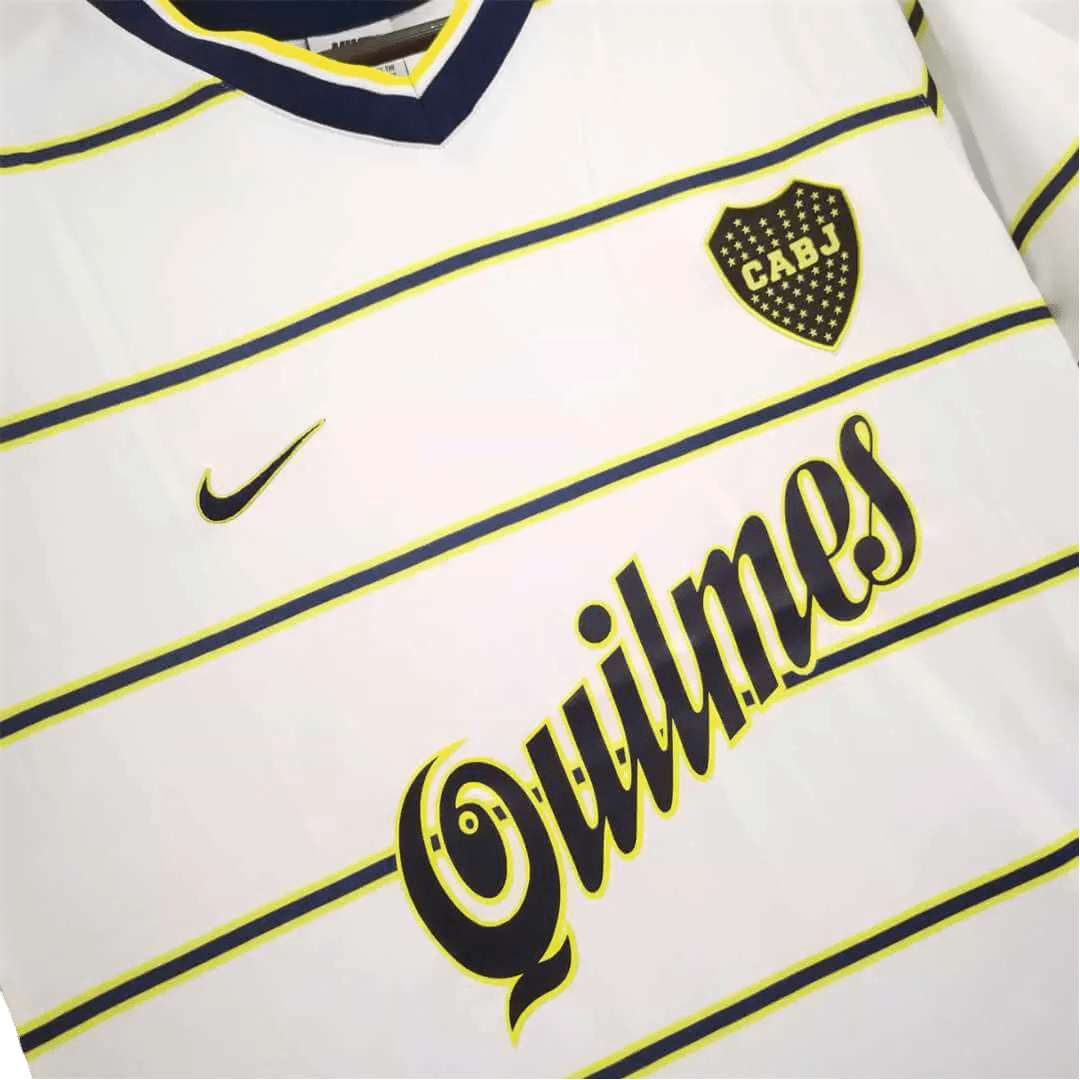 1999 Boca Juniors Quilmes - Away Retro Jersey at GoVintageJersey Store - GovintageJersey