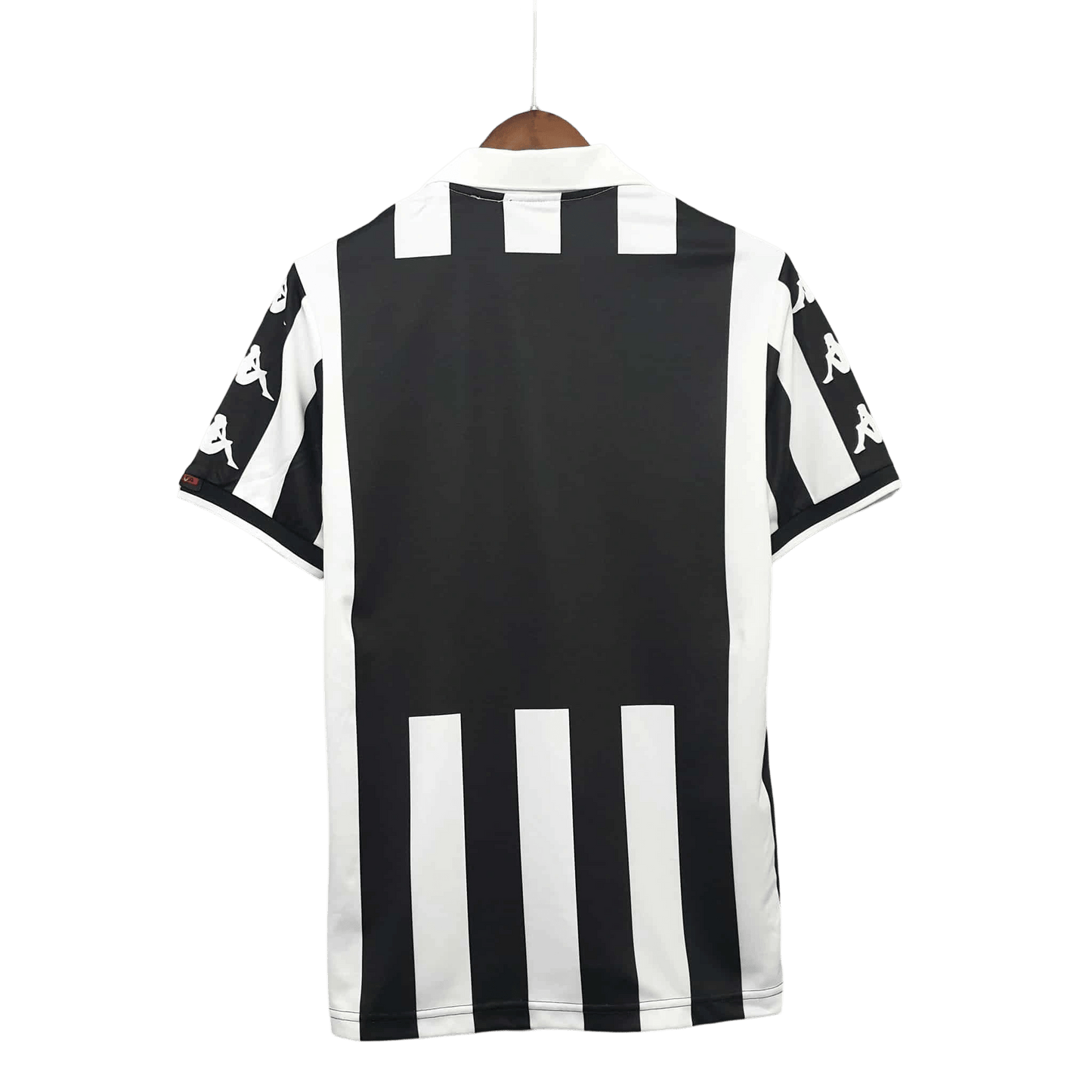 1999/2000 Juventus Retro Jersey - Black and White D+ Liberta Digitale Home Edition at GoVintageJersey Store