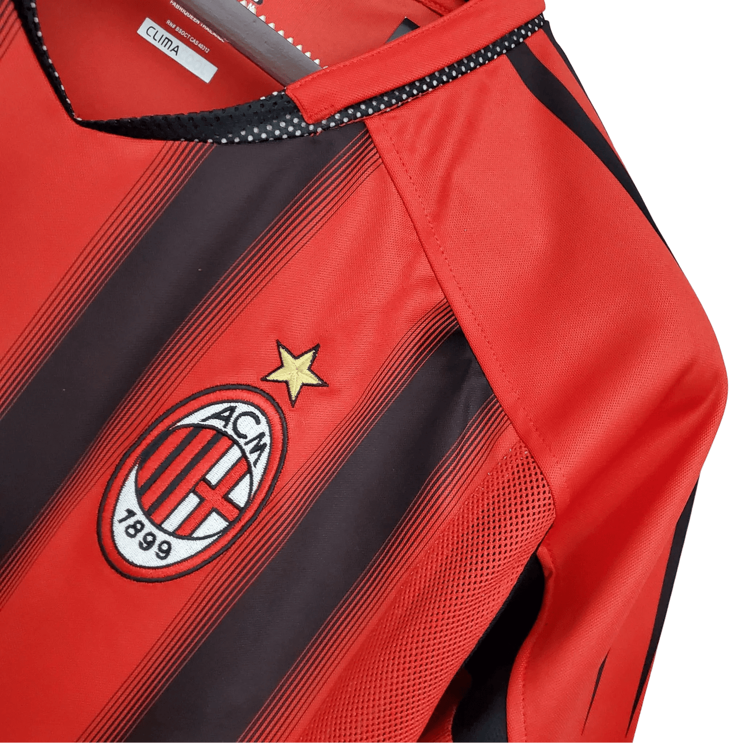 2000/2002 AC Milan Retro Jersey - OPEL Home Edition at GoVintageJersey Store
