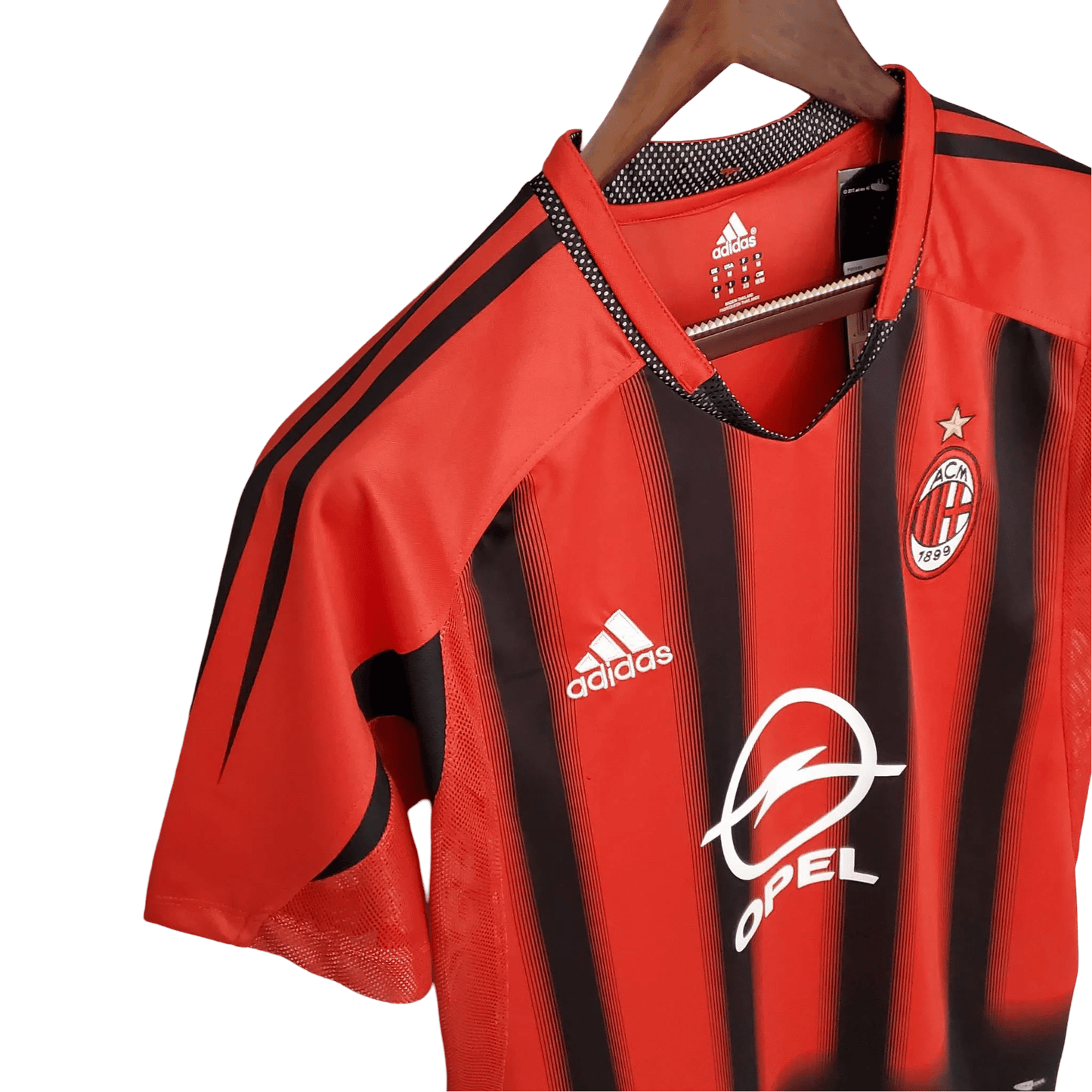 2000/2002 AC Milan Retro Jersey - OPEL Home Edition at GoVintageJersey Store