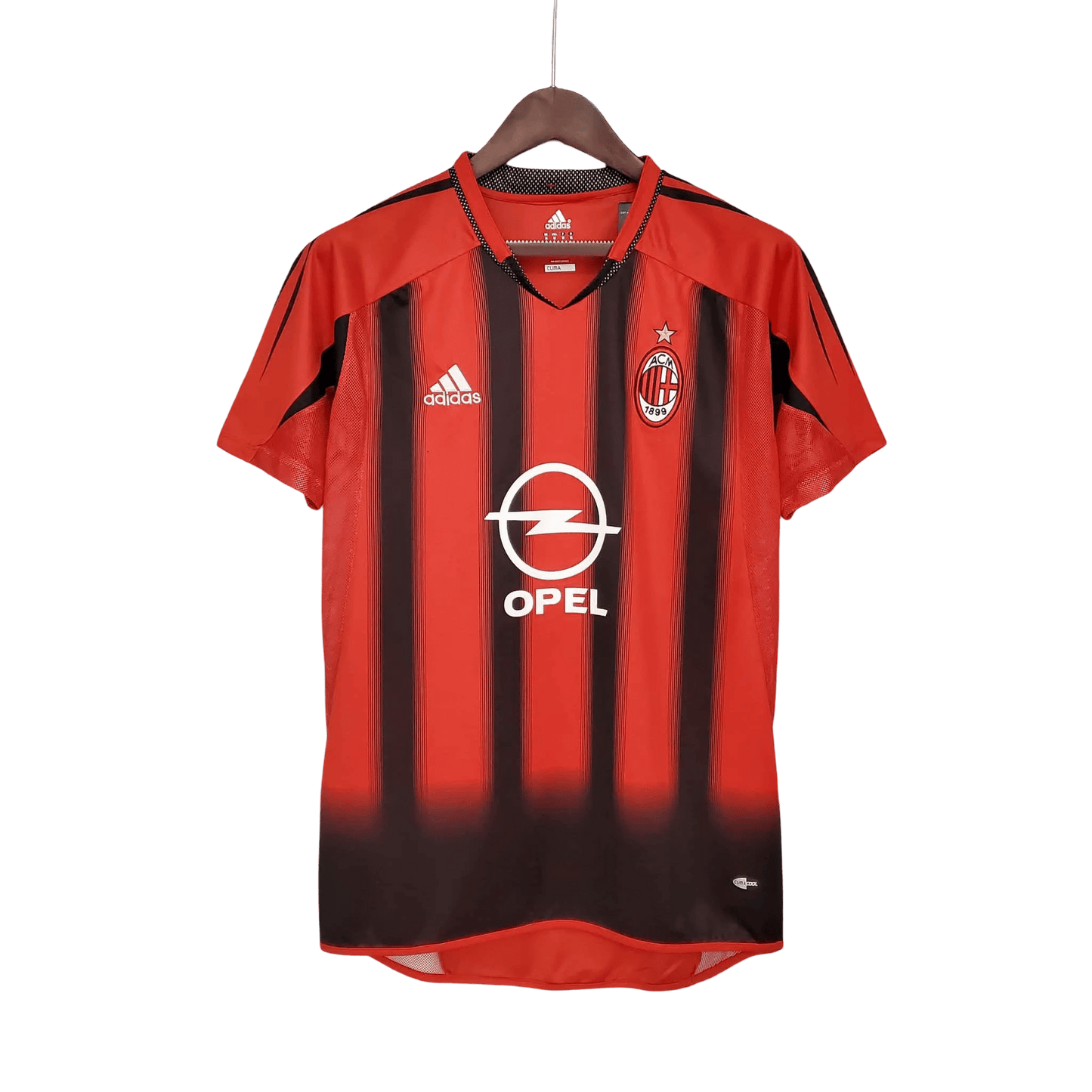 2000/2002 AC Milan Retro Jersey - OPEL Home Edition at GoVintageJersey Store
