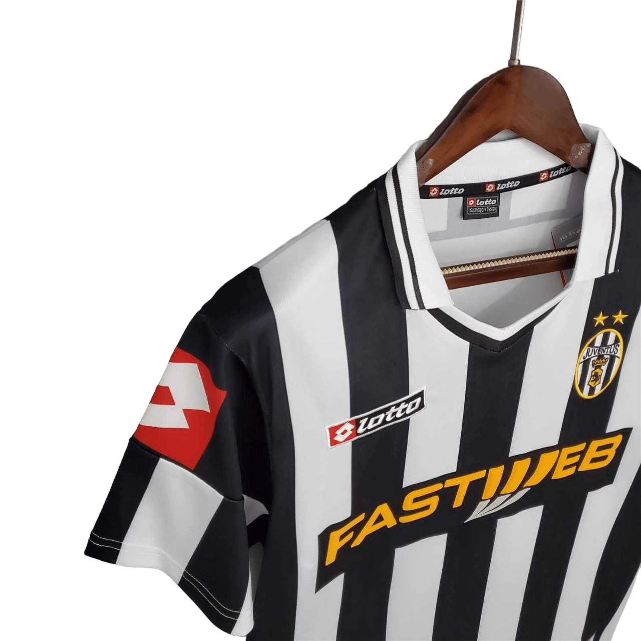 2001/2002 Juventus Retro Jersey - FASTWEB Home Edition at GoVintageJersey Store