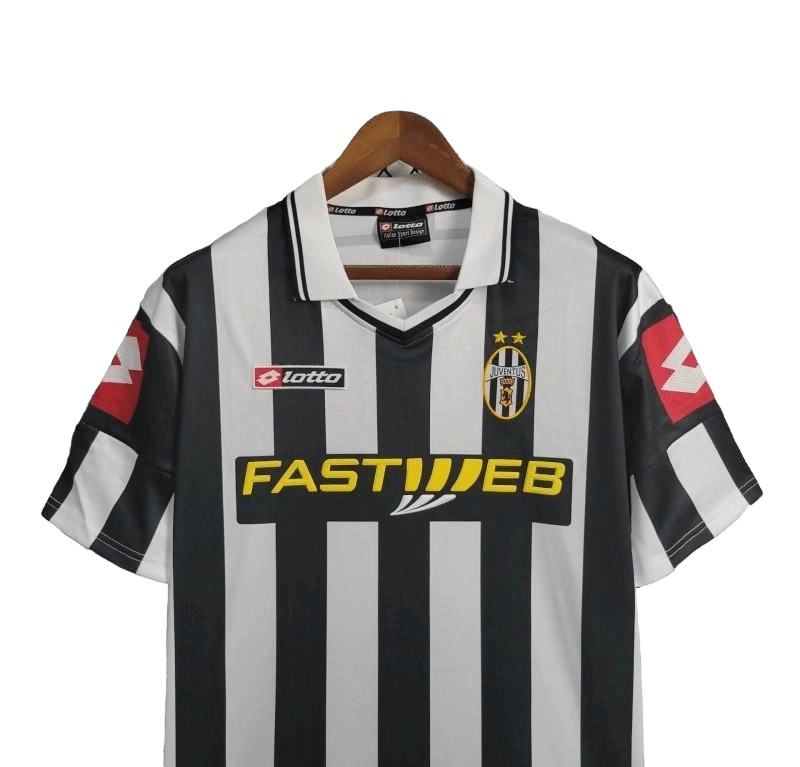 2001/2002 Juventus Retro Jersey - FASTWEB Home Edition at GoVintageJersey Store