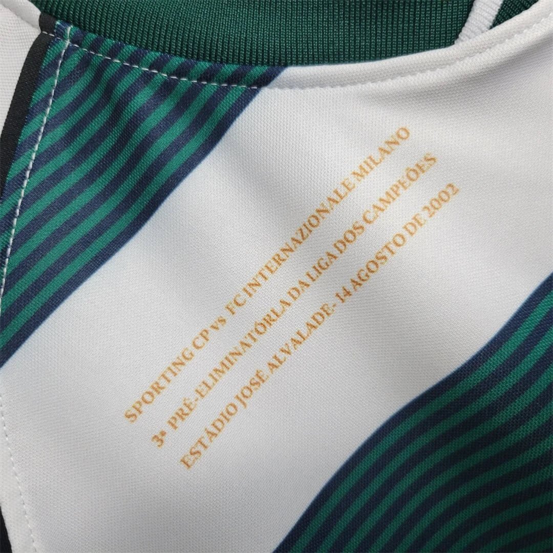 2001/2003 Sporting Lisbon Home Retro Jersey at GoVintageJersey Store - GovintageJersey