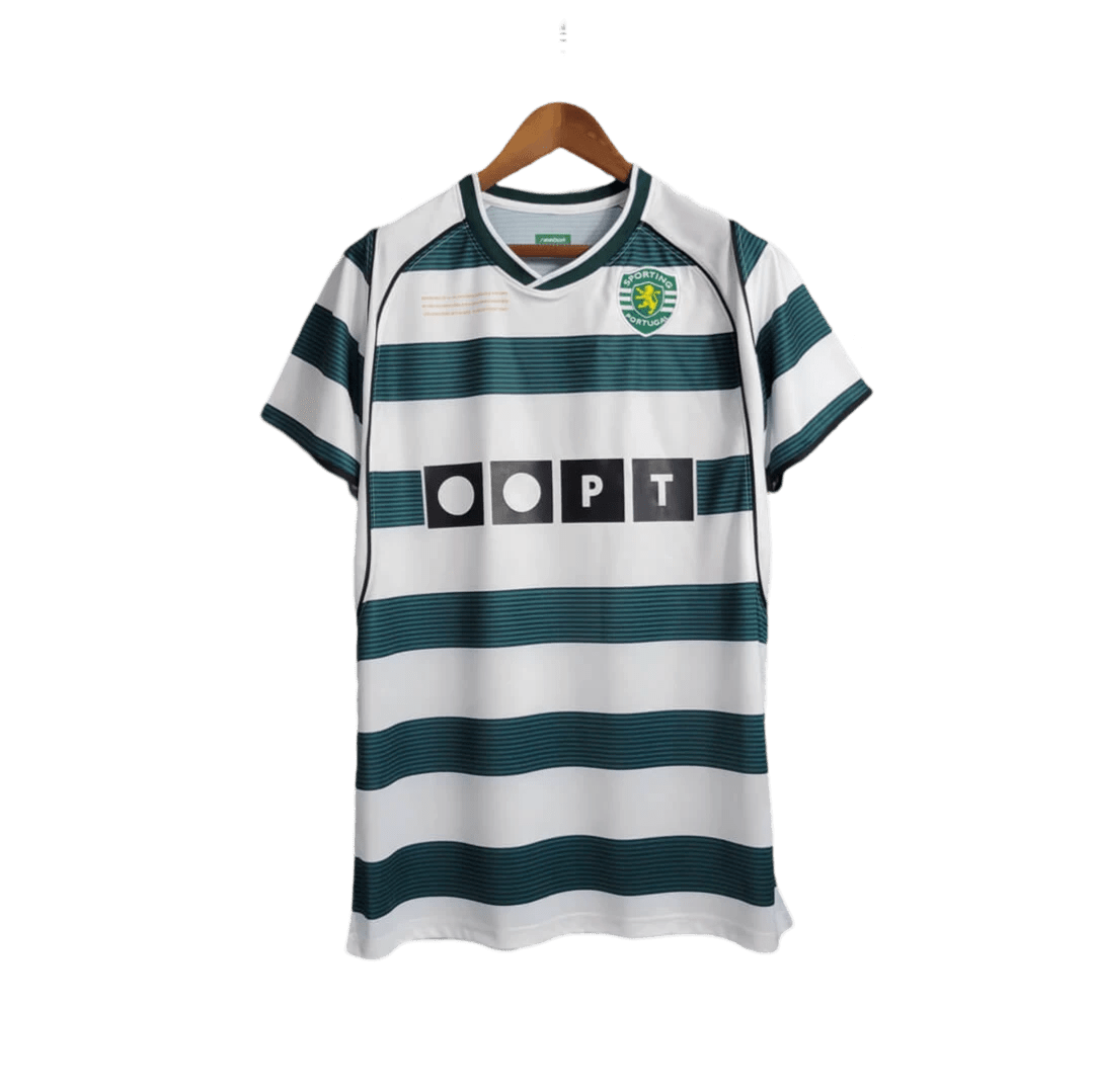 2001/2003 Sporting Lisbon Home Retro Jersey at GoVintageJersey Store - GovintageJersey