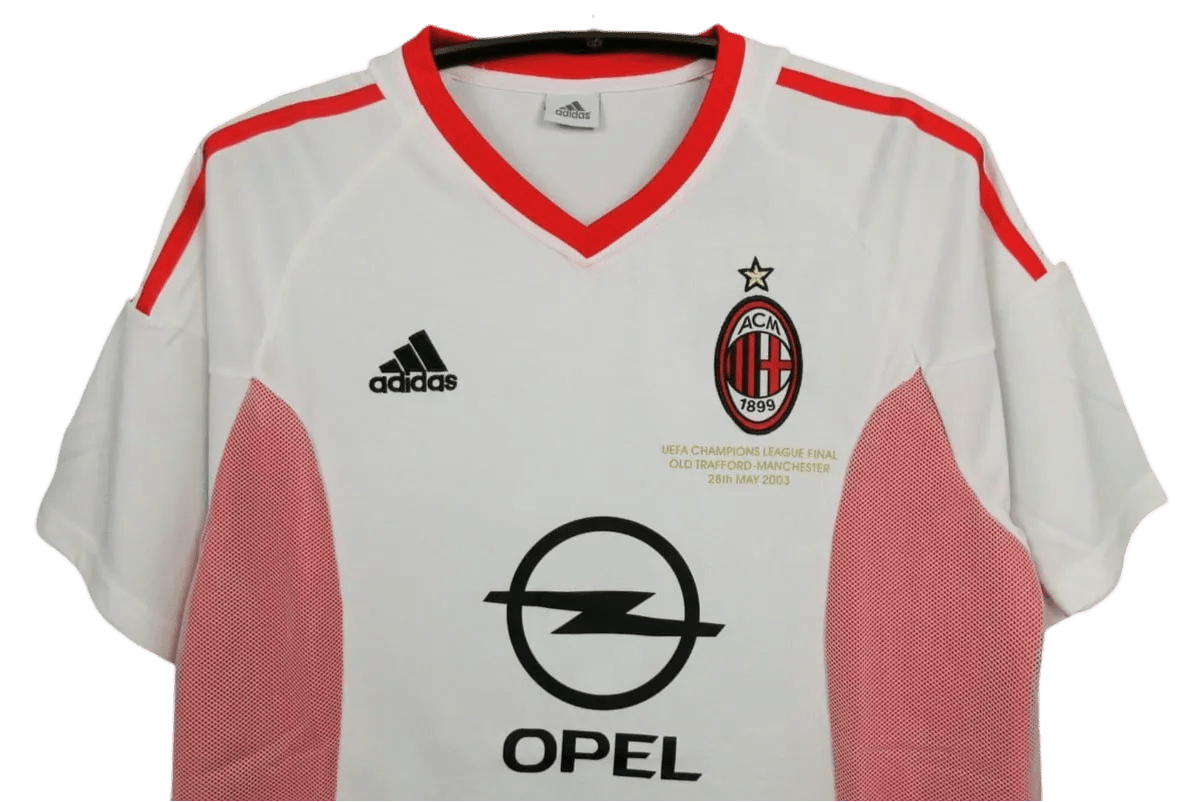 2002/2003 AC Milan Retro Jersey - OPEL Away Edition at GoVintageJersey Storey
