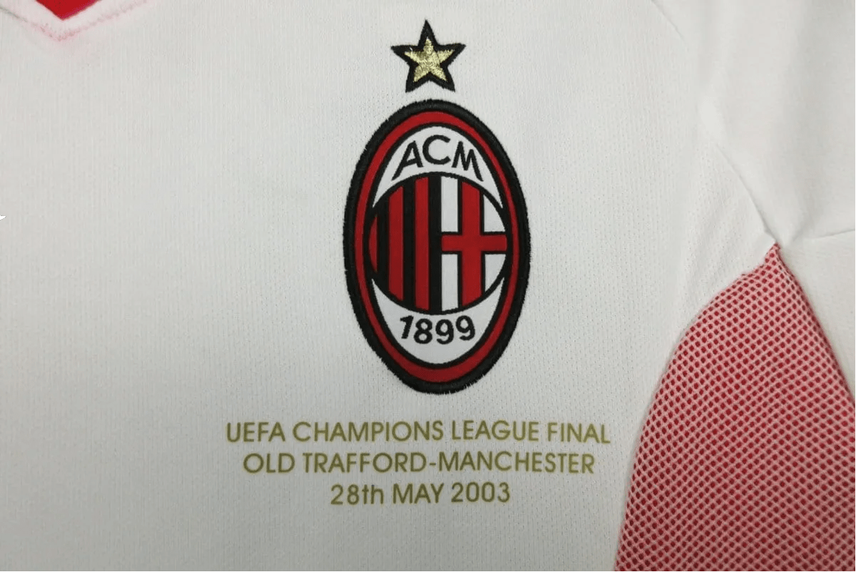 2002/2003 AC Milan Retro Jersey - OPEL Away Edition at GoVintageJersey Store