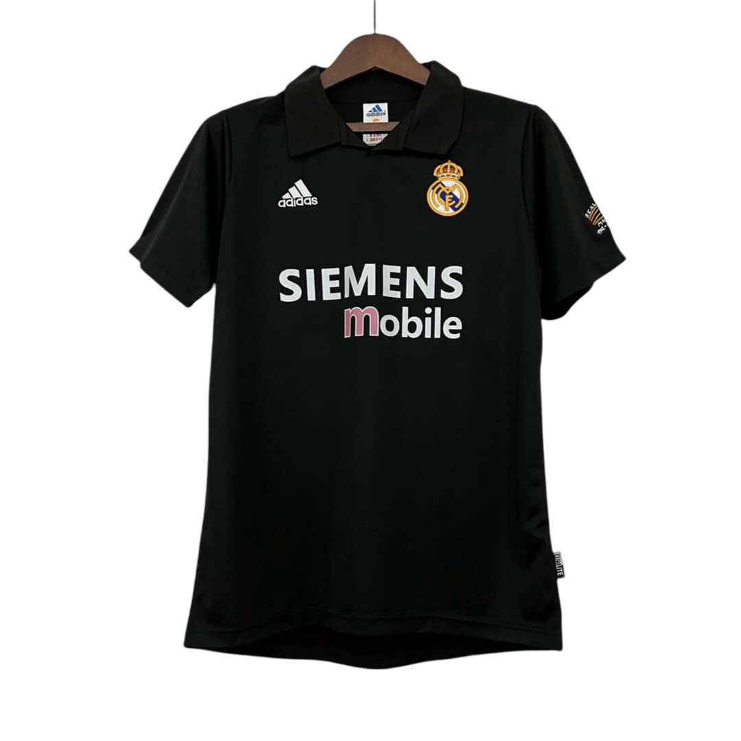 2002/2003 Real Madrid Siemens Mobile Black Retro Kit - ClassicKits433 2002/2003 Real Madrid Siemens Mobile Black Retro Kit - ClassicKits433
