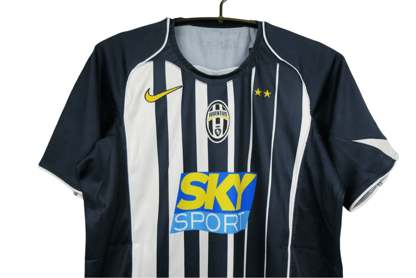 2004/2005 Juventus Retro Jersey - SKY SPORT 3rd BlueWhite at GoVintageJersey Store