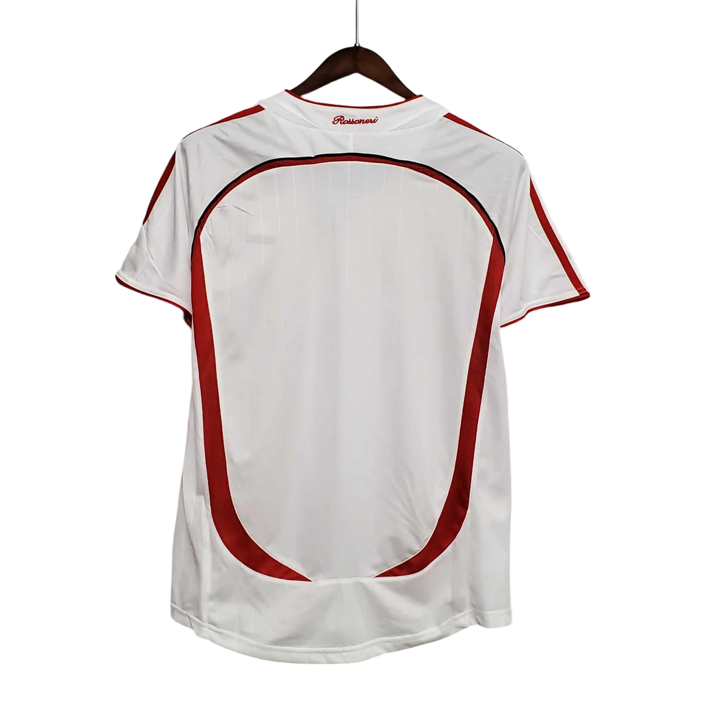 2006/2007 AC Milan Retro Jersey - Bwin Away White Edition at GoVintageJersey
