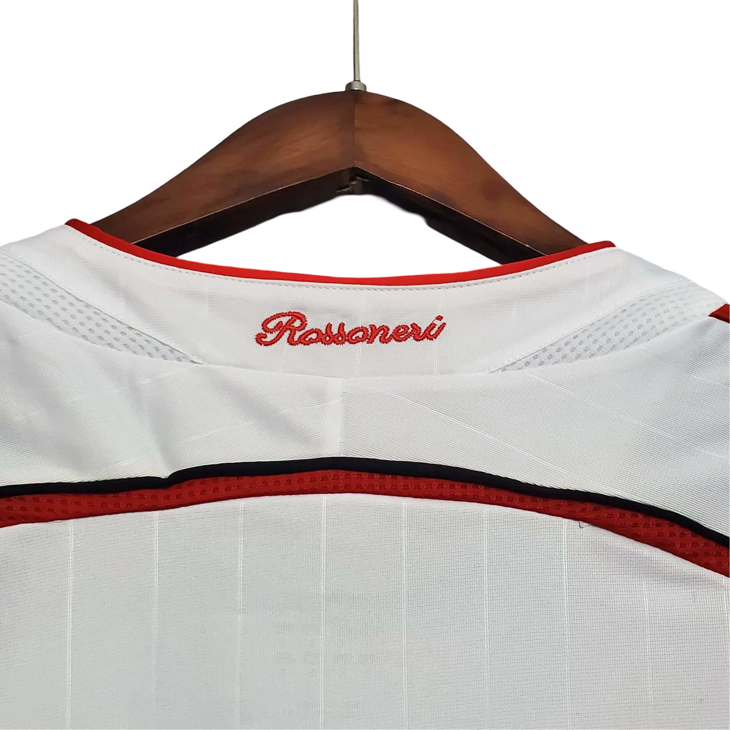 2006/2007 AC Milan Retro Jersey - Bwin Away White Edition at GoVintageJersey
