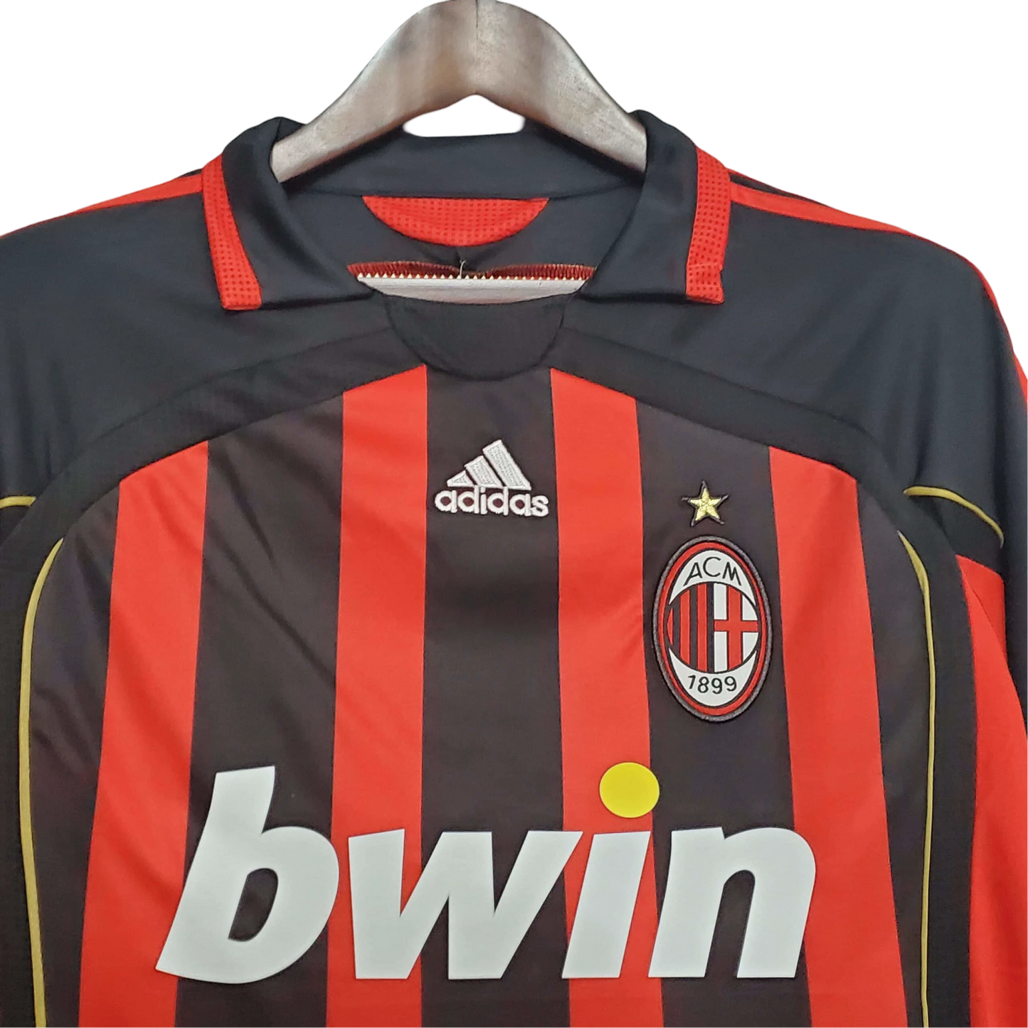 2006/2007 AC Milan Retro Kit - Bwin Home Edition at GoVintageJersey