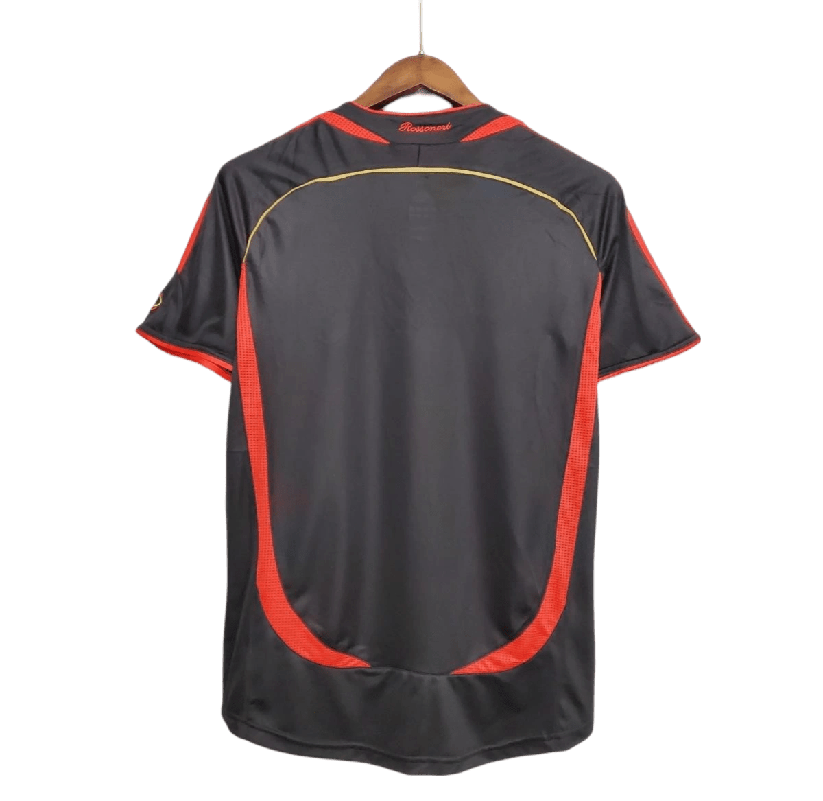 2006/2007 AC Milan Retro Jersey - Bwin Black Third Kit at GoVintageJersey Store