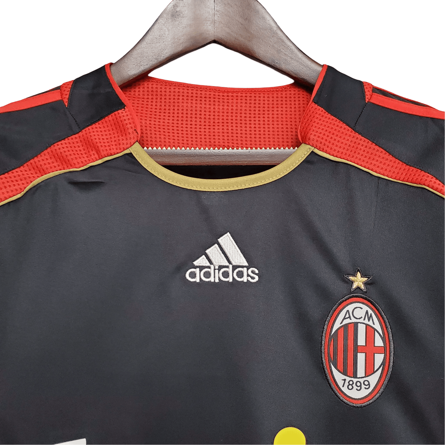 2006/2007 AC Milan Retro Jersey - Bwin Black Third Kit at GoVintageJersey Store