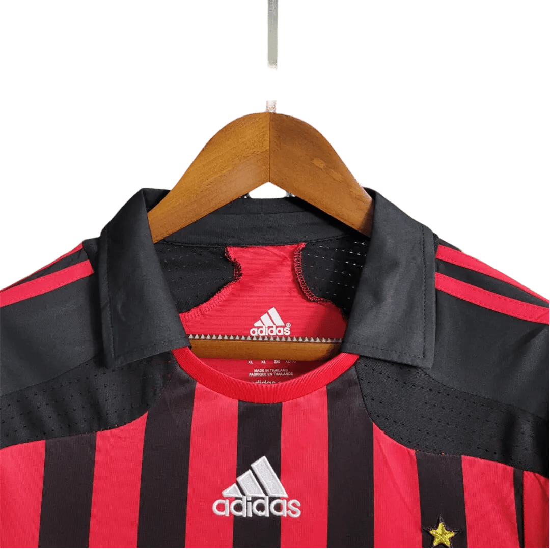 2007/2008 AC Milan Retro Kit - Bwin Home Edition at GoVintageJersey Store