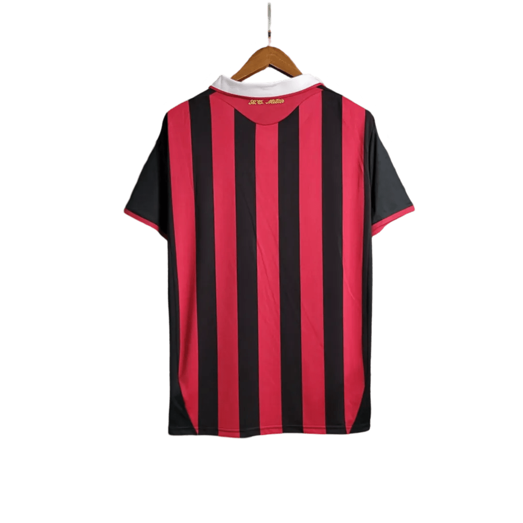 2009/2010 AC Milan Retro Jersey - Bwin Home Edition at GoVintageJersey Store