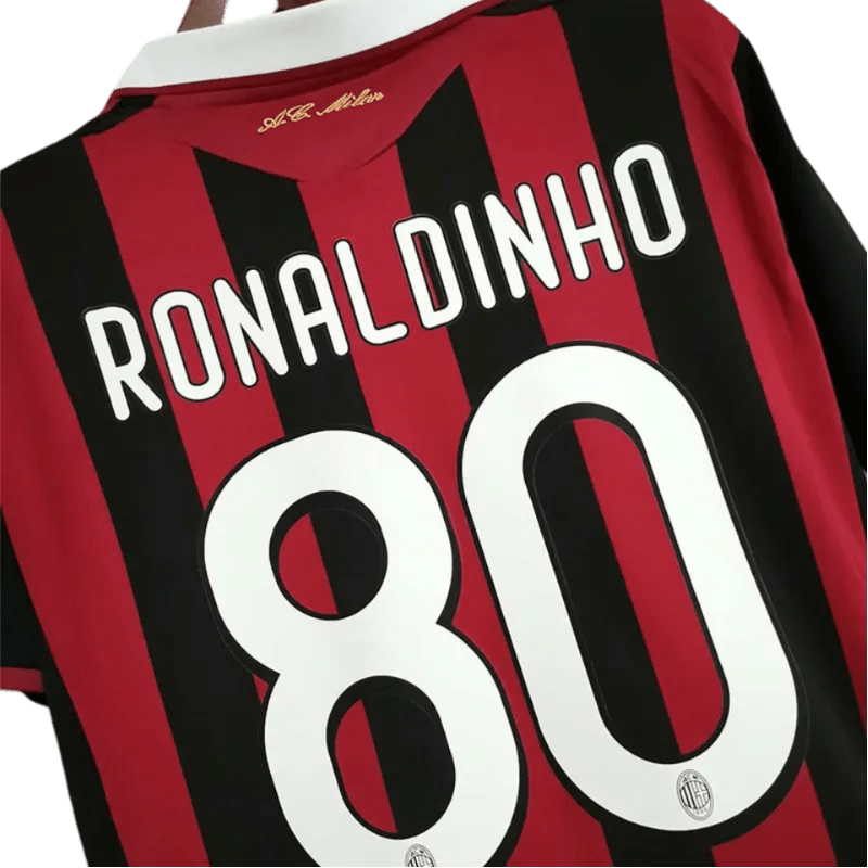 2009/2010 AC Milan Retro Jersey - Bwin Home Edition at GoVintageJersey Store