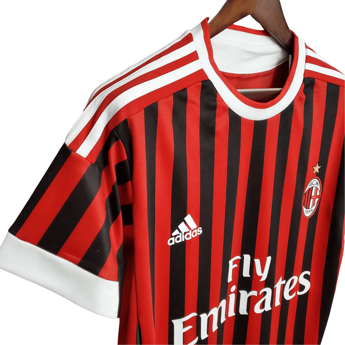 2011/2012 AC Milan Retro Jersey - Fly Emirates Home Edition at GoVintageJersey Store
