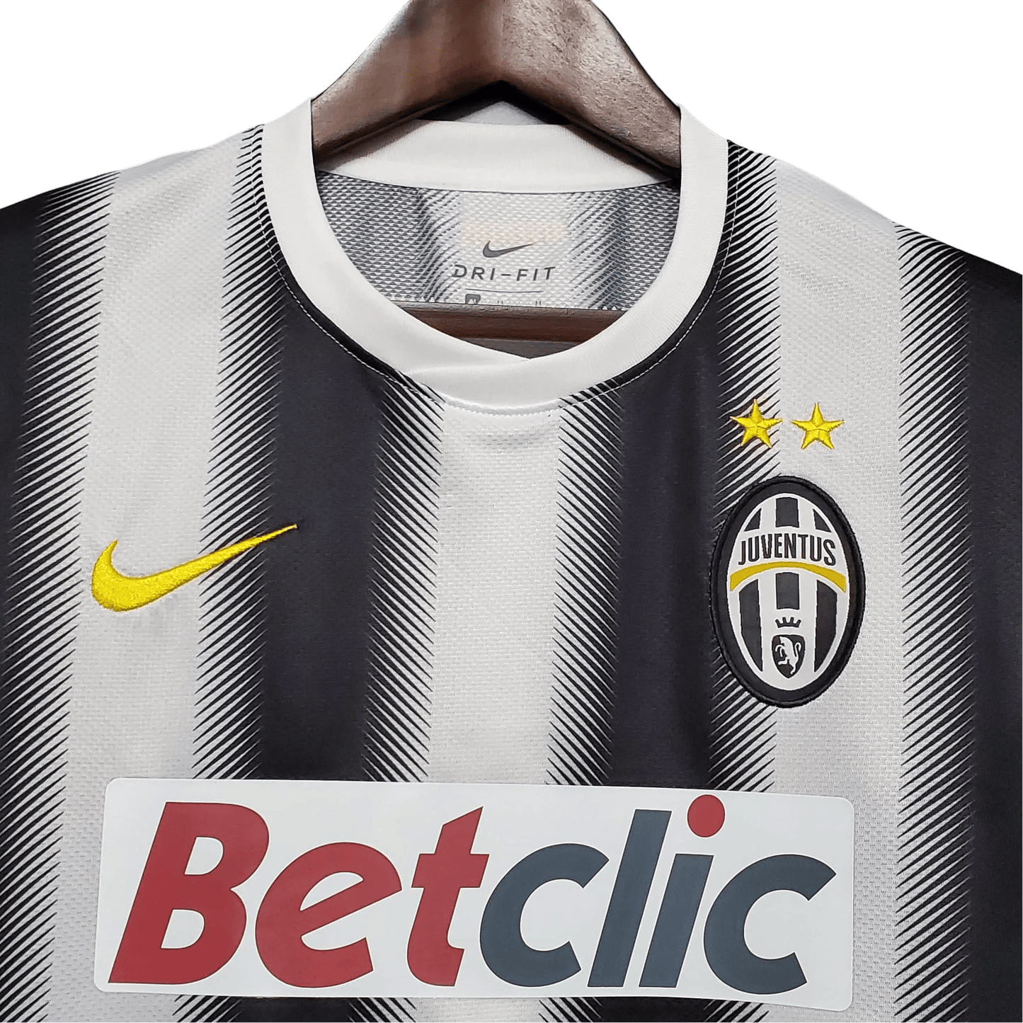 2011/2012 Juventus Retro Jersey - Betclic Home Edition at GoVintageJersey Store