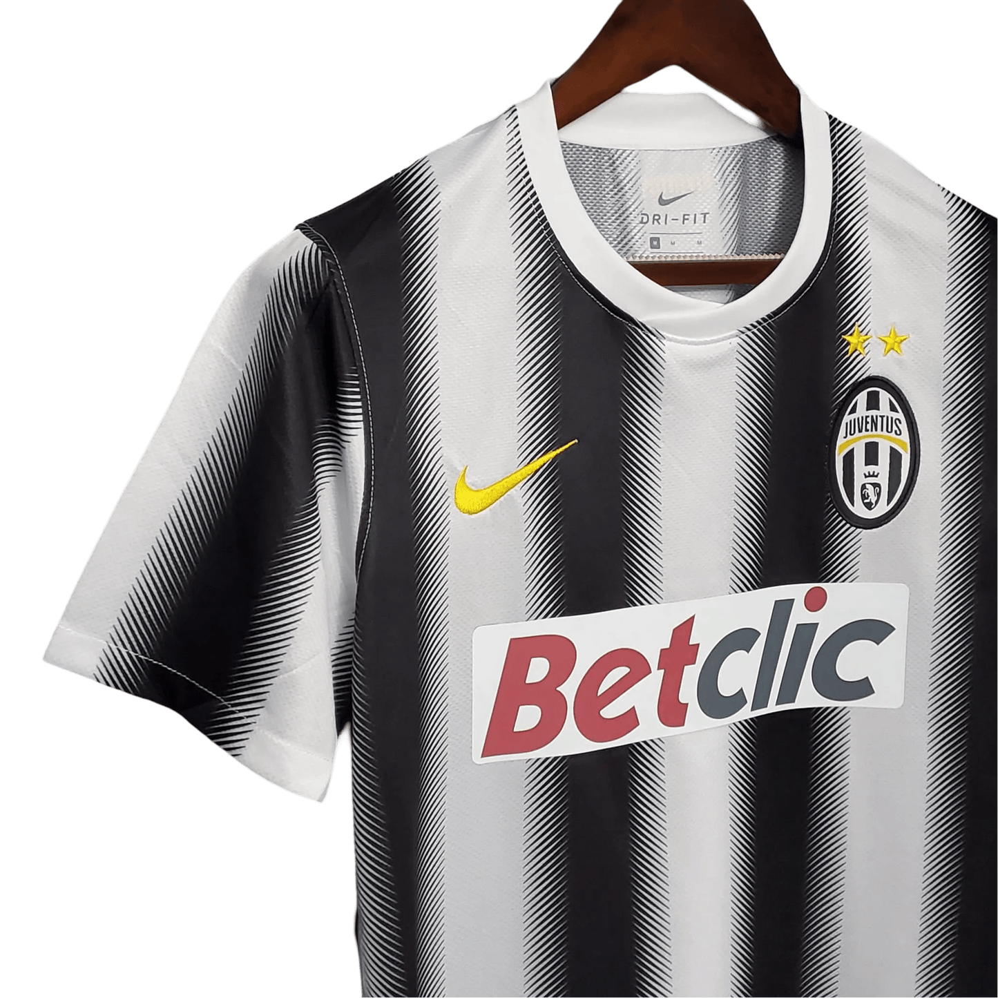 2011/2012 Juventus Retro Jersey - Betclic Home Edition at GoVintageJersey Store