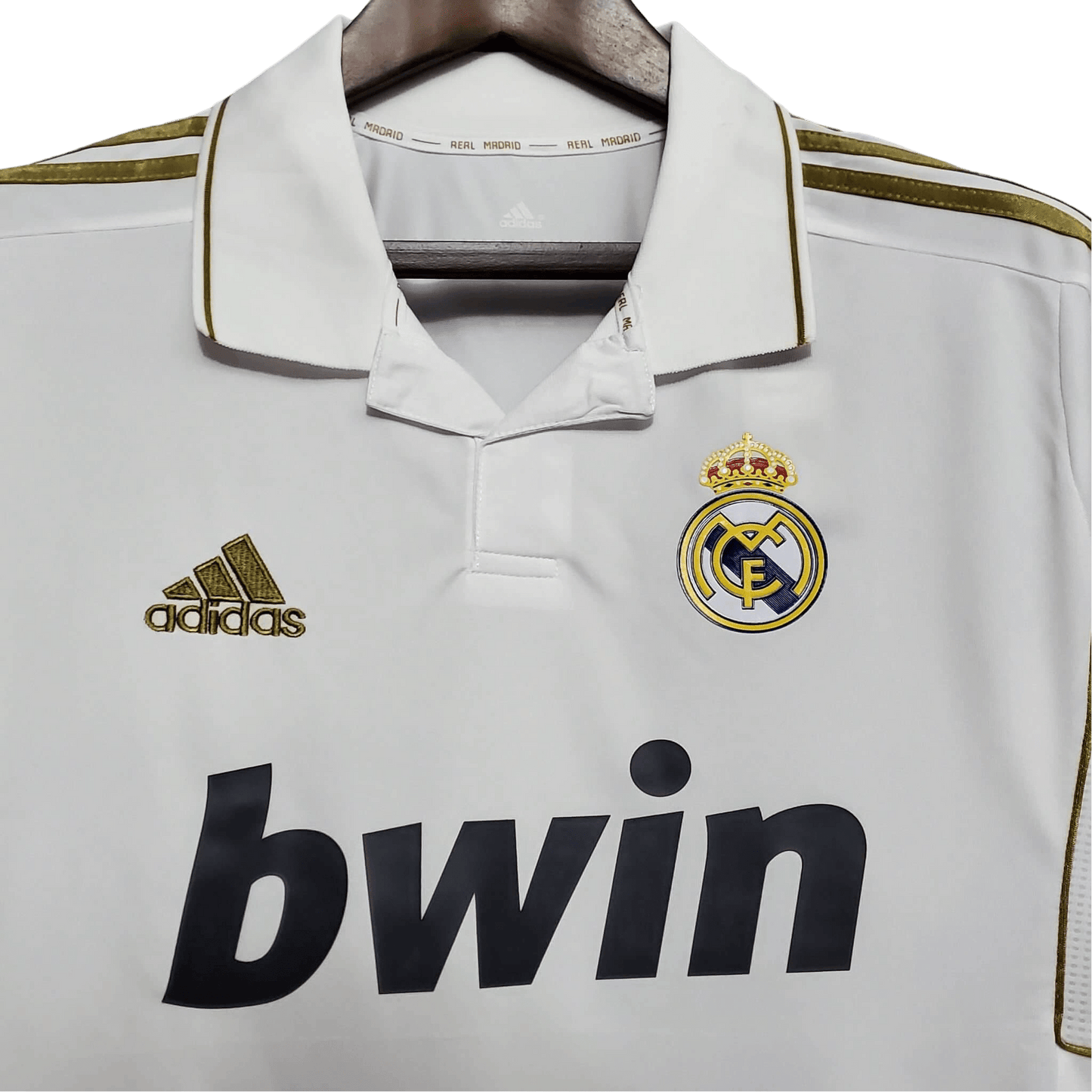 2011/2012 Real Madrid Bwin White Home Retro Kit - ClassicKits433 - GovintageJersey