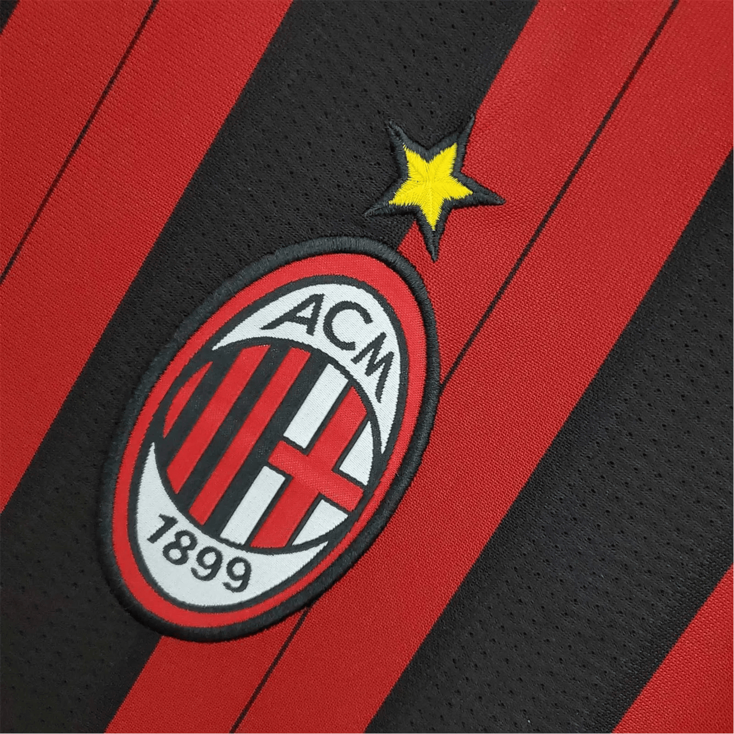 2013/2014 AC Milan Retro Football Shirt - Fly Emirates Home Edition at GoVintageJersey Store