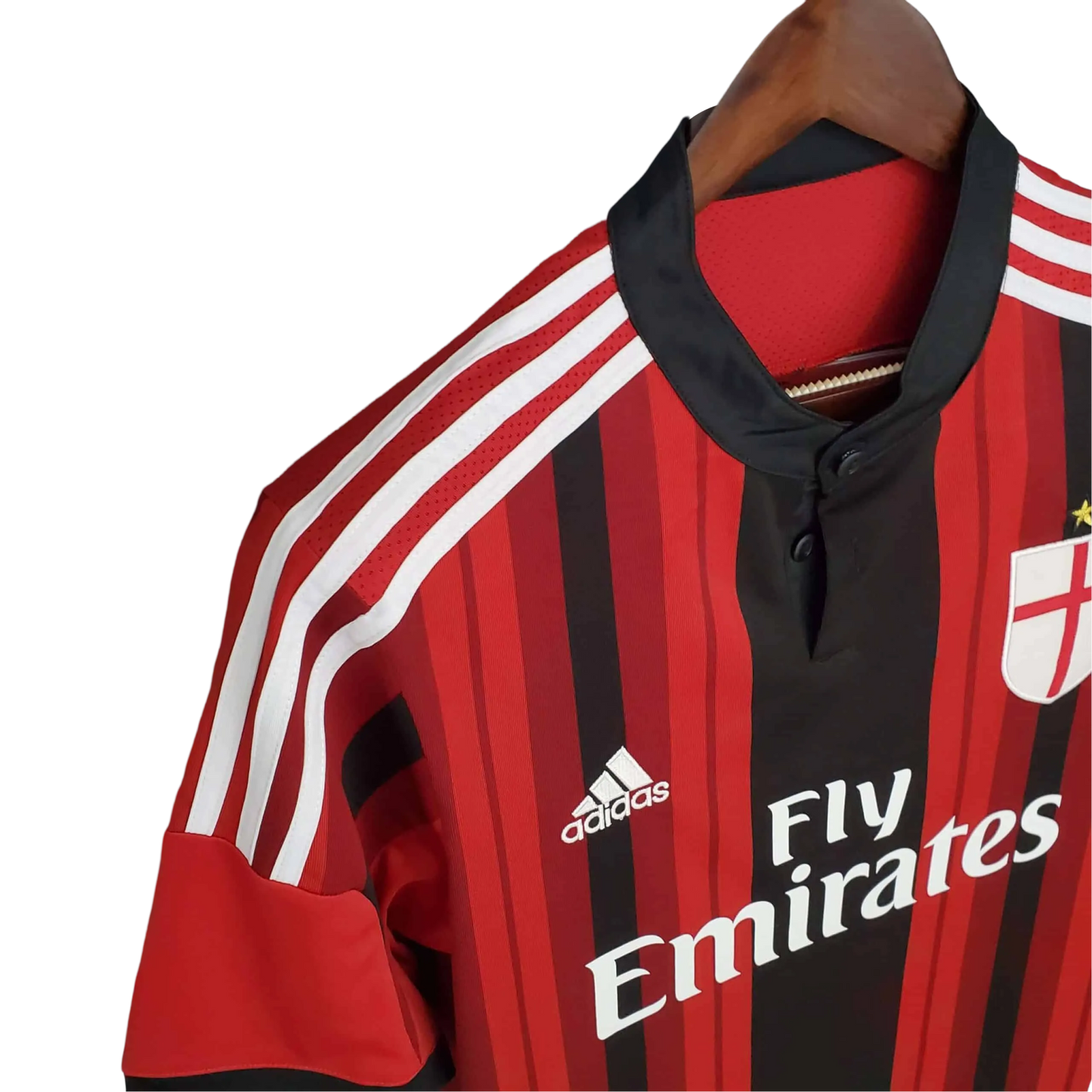 2014/2015 AC Milan Retro Kit - Fly Emirates Home Edition at GoVintageJersey Store