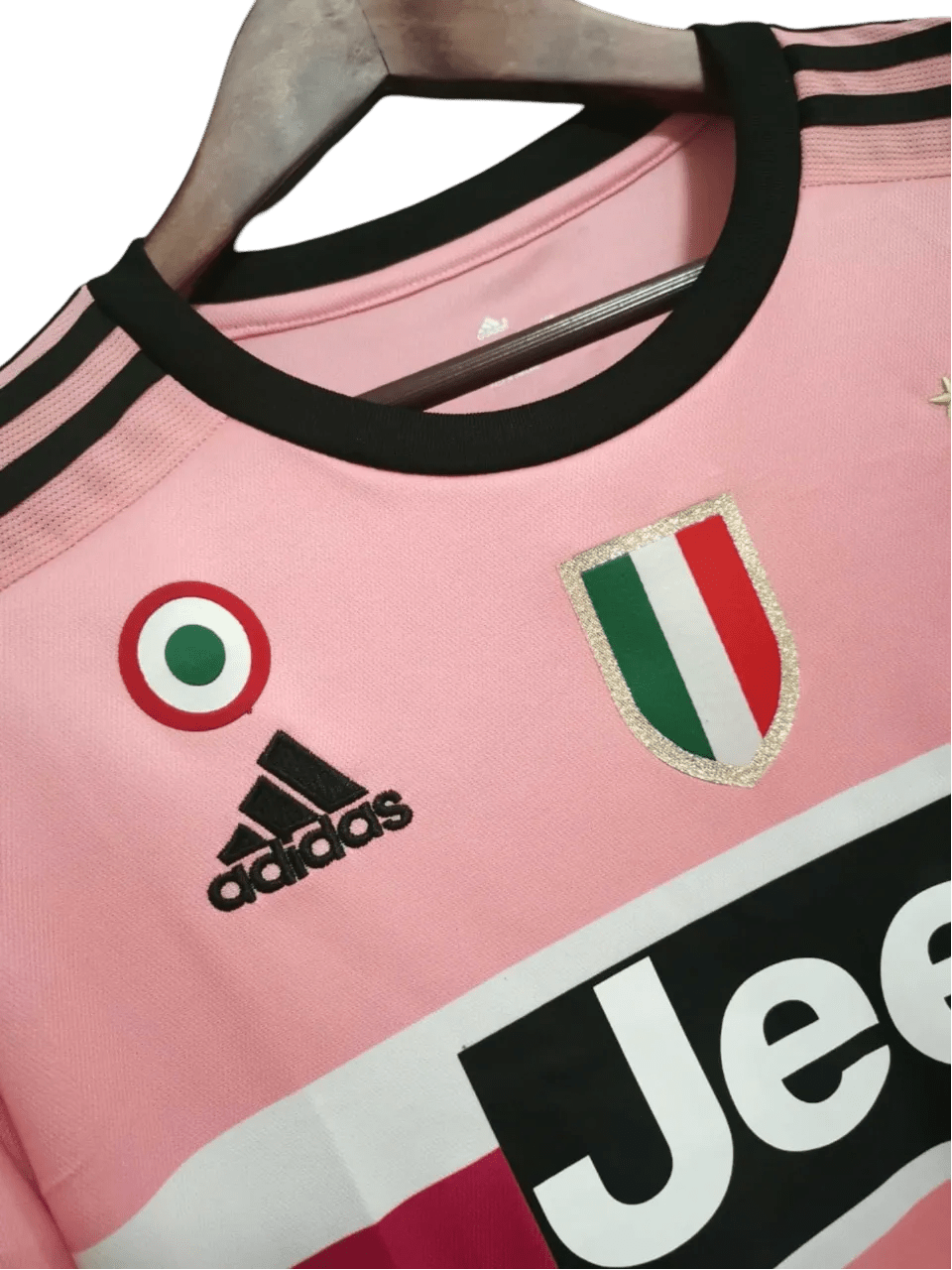 2015/2016 Juventus Retro Jersey - JEEP Pink Edition at GoVintageJersey Store